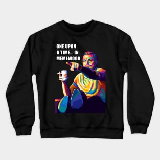 Pointing Leo Meme Pop Art Crewneck Sweatshirt